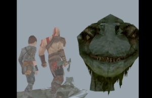 god of war 2018 em estilo ps1: quando o passado encontra o futuro e cria algo mágico